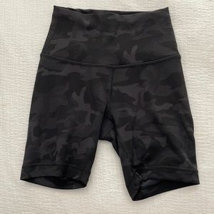 Lululemon Camo Biker Shorts